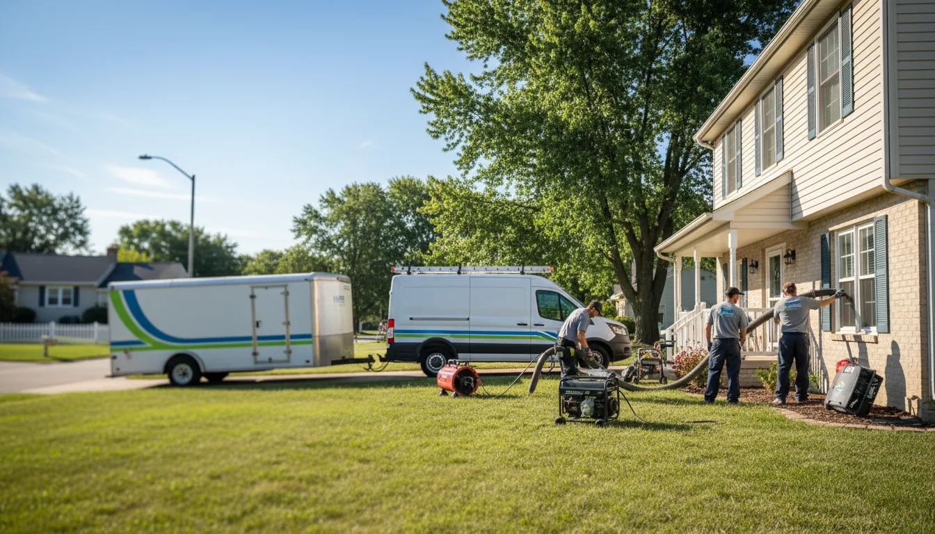 Flooded Basement Restoration And Cleanup With Repair in Monclova, OH near me
